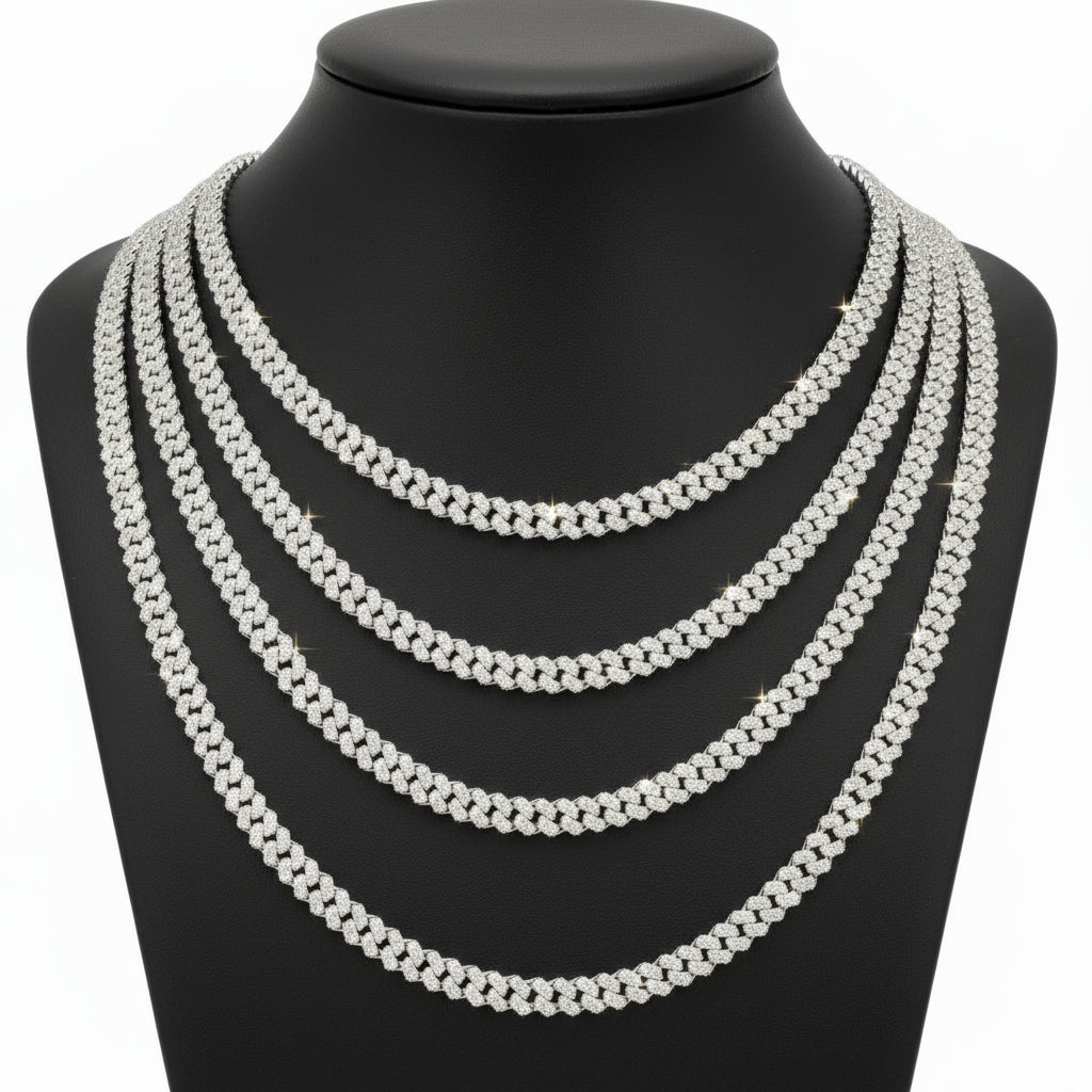 Chain Silver Mossinate