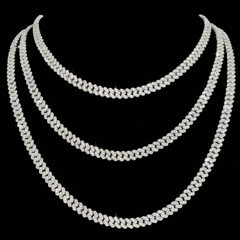 Chain Silver Mossinate